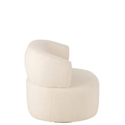 Fauteuil Lounge Seat Universe Foam/Stof Wit 83x77x77 cm-Fauteuils-J-Line