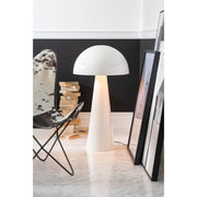 Lounge Stoel Cowhide/Metaal Wit/Zwart 65x92x90 cm-Eetkamerstoelen-J-Line