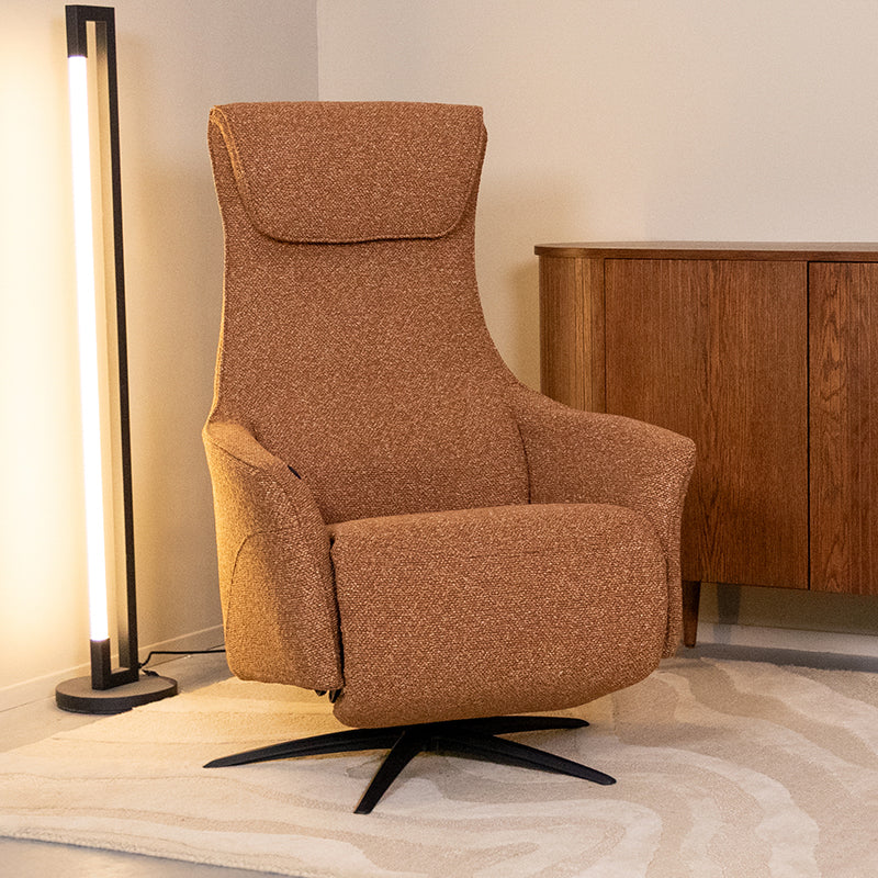 Fauteuil Lund Coral Boucle 2-Motorig Met Massagefunctie-Fauteuils-LABEL51