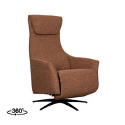 Fauteuil Lund Coral Boucle 2-Motorig Met Massagefunctie-Fauteuils-LABEL51