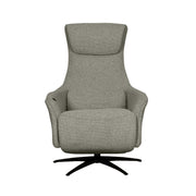 Fauteuil Lund Mushroom Boucle 2-Motorig Met 74x83x112 cm-Fauteuils-LABEL51