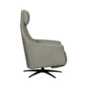 Fauteuil Lund Mushroom Boucle 2-Motorig Met 74x83x112 cm-Fauteuils-LABEL51
