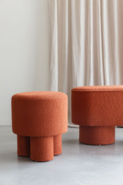Fauteuil Marcos Polyester Bruin Ø40x44 cm-Krukken-Creating Home