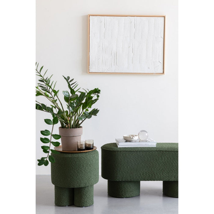 Fauteuil Marcos Polyester Groen Ø40x44 cm-Fauteuils-Creating Home
