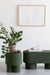 Fauteuil Marcos Polyester Groen Ø40x44 cm-Krukken-Creating Home
