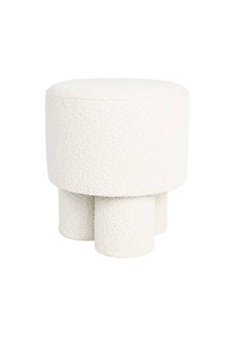 Fauteuil Marcos Polyester Wit Ø40x44 cm-Fauteuils-Creating Home
