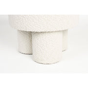 Fauteuil Marcos Polyester Wit Ø40x44 cm-Krukken-Creating Home