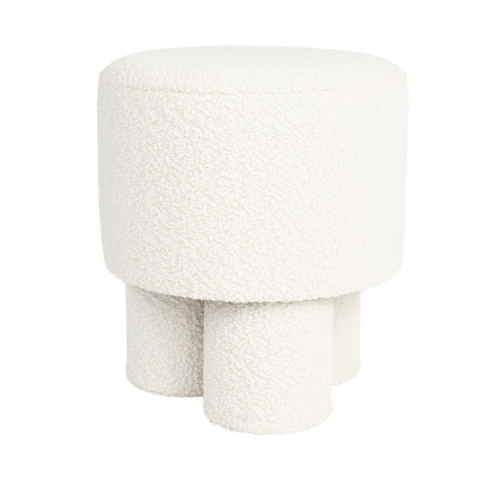 Fauteuil Marcos Polyester Wit Ø40x44 cm-Krukken-Creating Home
