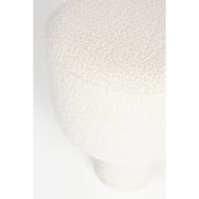 Fauteuil Marcos Polyester Wit Ø40x44 cm-Krukken-Creating Home