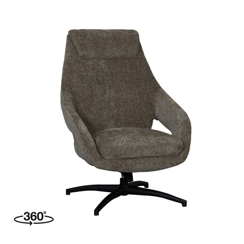 Fauteuil Maxwell Hunter Chenille - 75x84x108 cm-Fauteuils-LABEL51