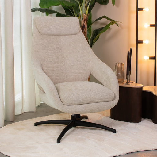 Fauteuil Maxwell Naturel Chenille - 75x84x108 cm-Fauteuils-LABEL51