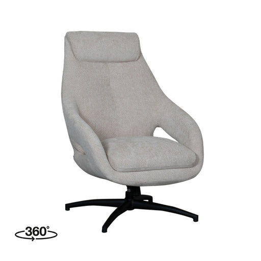 Fauteuil Maxwell Naturel Chenille - 75x84x108 cm-Fauteuils-LABEL51