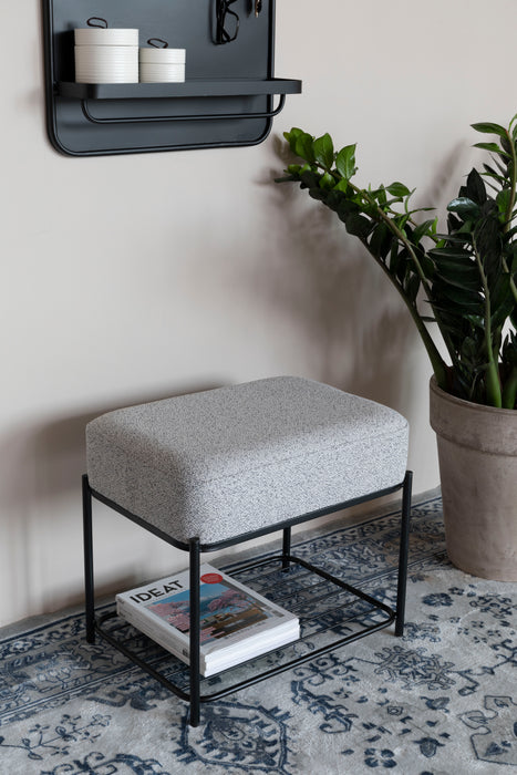 Fauteuil Milou Rectangular MDF,Pine hout,Polyester Grijs 50x35 cm-Fauteuils-Creating Home