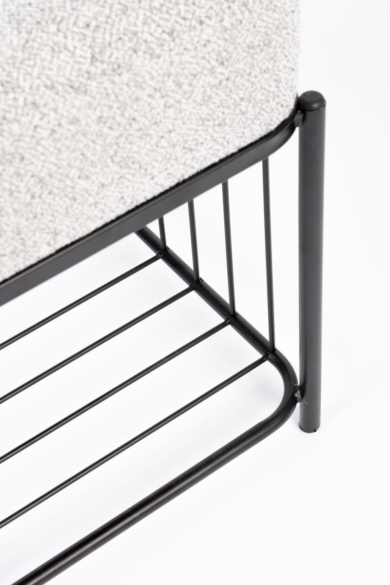 Fauteuil Milou Rectangular MDF,Pine hout,Polyester Grijs 50x35 cm-Krukken-Creating Home