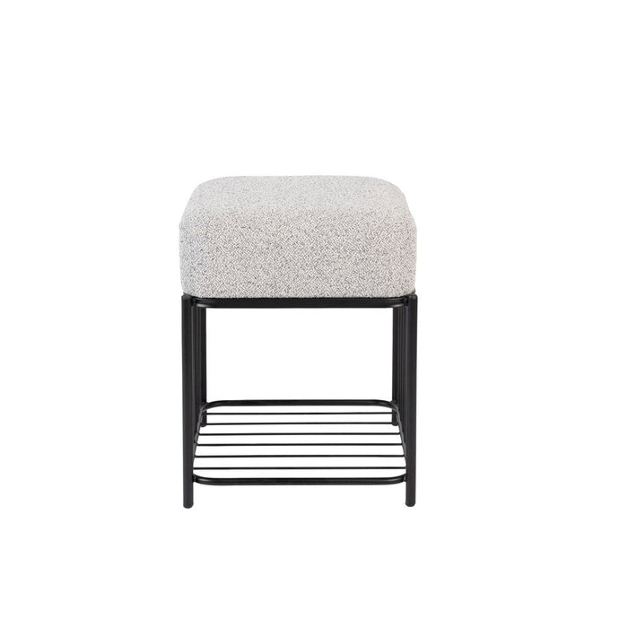 Fauteuil Milou Square MDF,Pine hout,Polyester Grijs 35x35 cm-Fauteuils-Creating Home