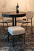 Fauteuil Milou Square MDF,Pine hout,Polyester Grijs 35x35 cm-Krukken-Creating Home
