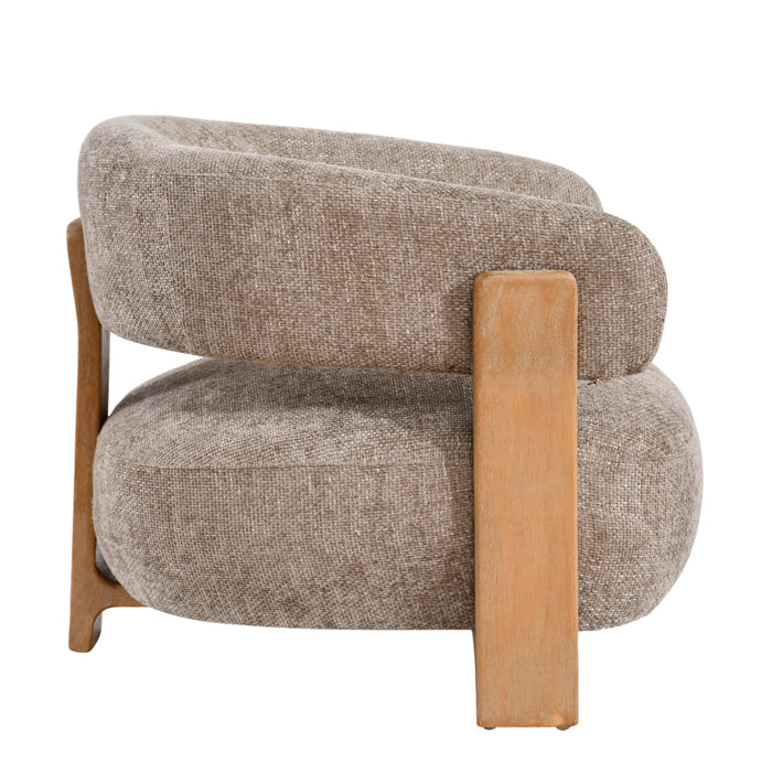 Fauteuil Mire Polyester Beige-Fauteuils-PTMD