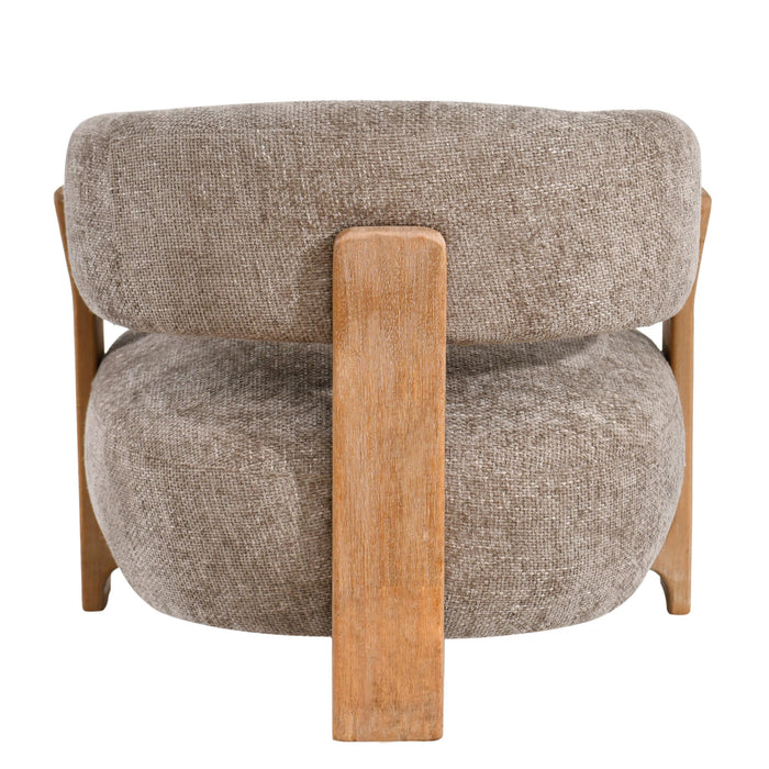 Fauteuil Mire Polyester Beige-Fauteuils-PTMD