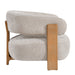 Fauteuil Mire Polyester Wit-Fauteuils-PTMD