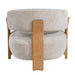 Fauteuil Mire Polyester Wit-Fauteuils-PTMD