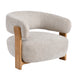 Fauteuil Mire Polyester Wit-Fauteuils-PTMD