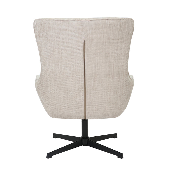Fauteuil Naomi Toffee Draaibaar 81 cm-Fauteuils-Livingfurn