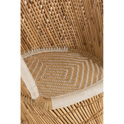 Fauteuil Naturel Bamboe 82 cm 82x87x151 cm-Rechthoekige vloerkleden-J-Line
