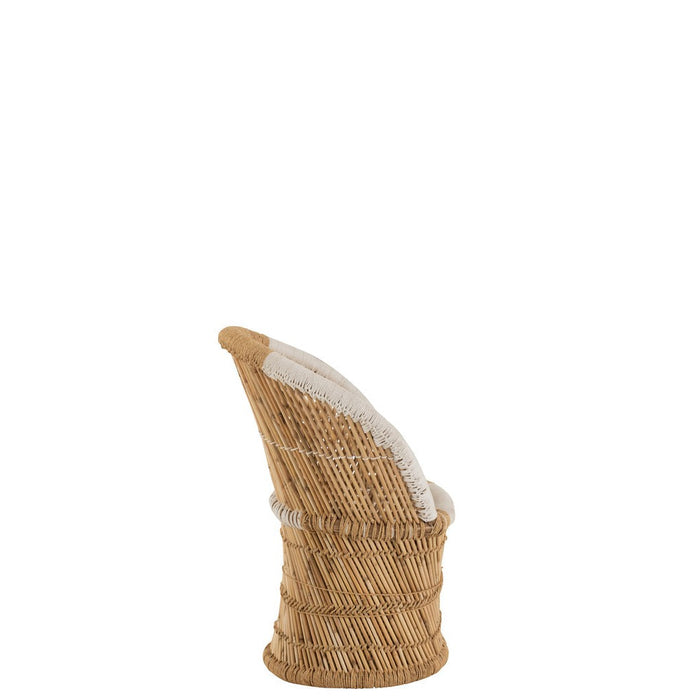 Fauteuil Naturel Ijzer 58 cm-Fauteuils-J-Line