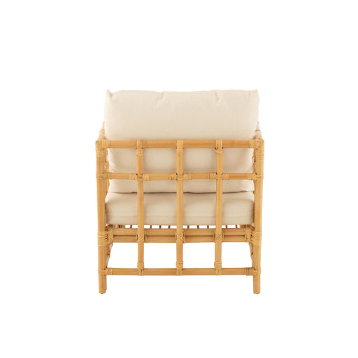 Fauteuil Naturel Linnen 73 cm 73x67x64 cm-Kussens-J-Line