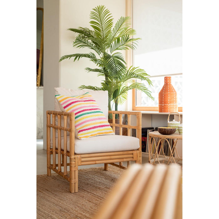 Fauteuil Naturel Linnen 73 cm-Fauteuils-J-Line