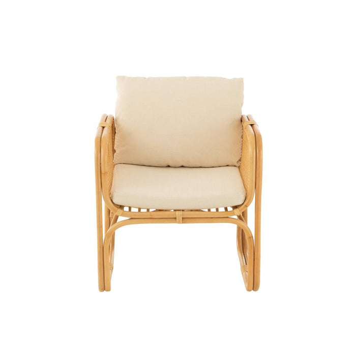 Fauteuil Naturel Polyester 67 cm 67x66x66 cm-Kussens-J-Line