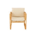 Fauteuil Naturel Polyester 67 cm 67x66x66 cm-Kussens-J-Line