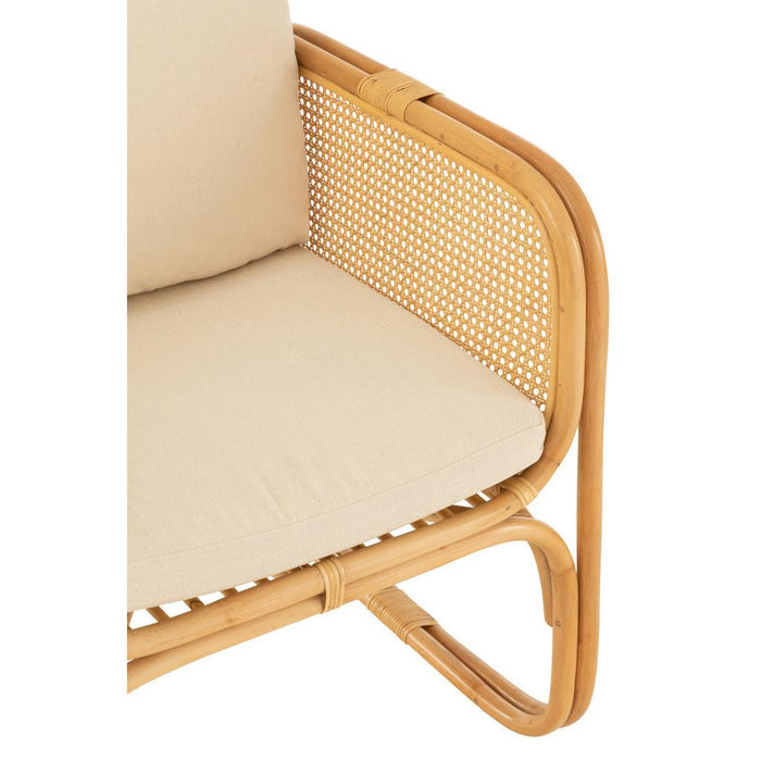 Fauteuil Naturel Polyester 67 cm 67x66x66 cm-Kussens-J-Line