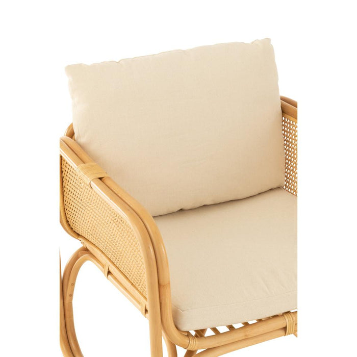 Fauteuil Naturel Polyester 67 cm 67x66x66 cm-Kussens-J-Line
