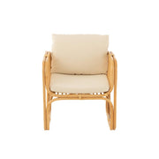 Fauteuil Naturel Polyester 67 cm 67x66x66 cm-Kussens-J-Line