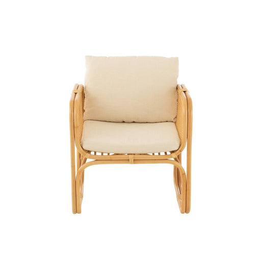 Fauteuil Naturel Polyester 67 cm-Fauteuils-J-Line
