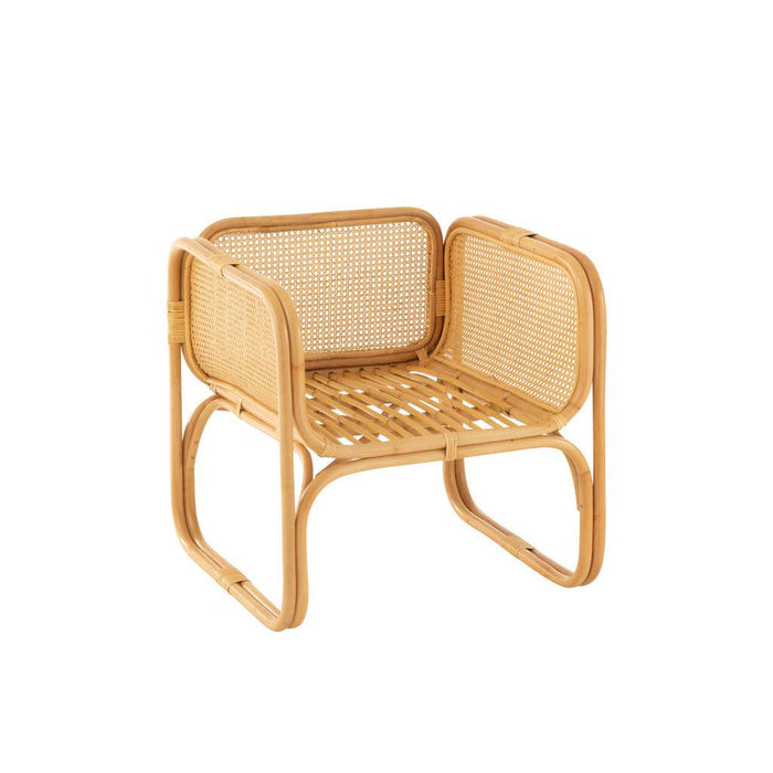 Fauteuil Naturel Polyester 67 cm-Fauteuils-J-Line