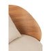 Fauteuil Naturel Polyester 72 cm 71.8x77.4x81.8 cm-Fauteuils-J-Line