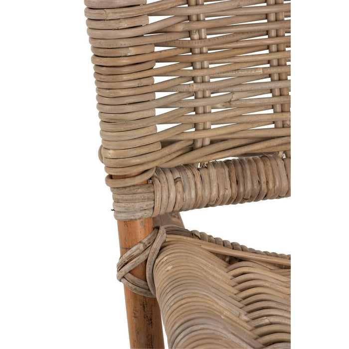 Fauteuil Naturel Rotan 48 cm-Fauteuils-J-Line