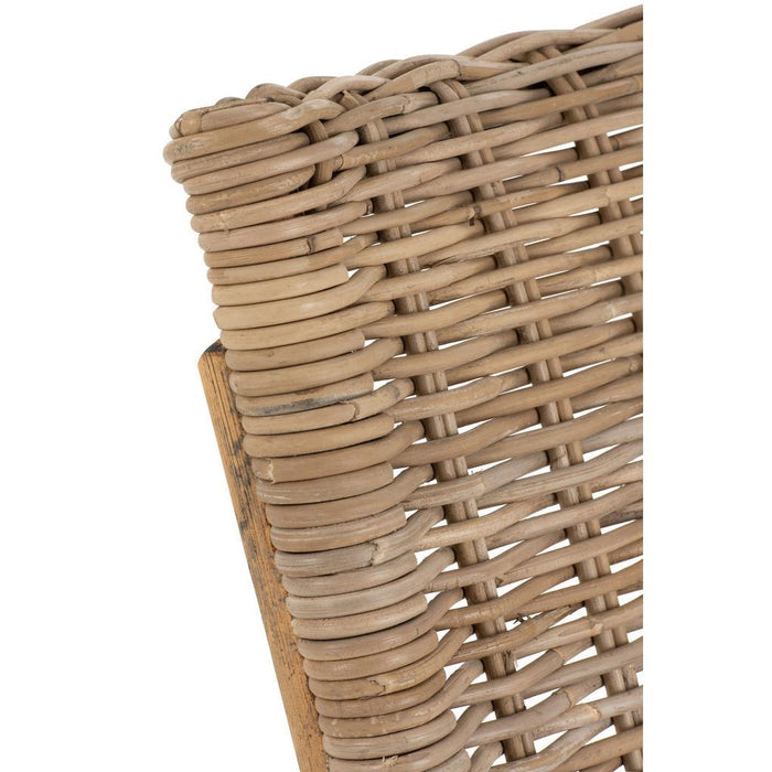 Fauteuil Naturel Rotan 48 cm-Fauteuils-J-Line