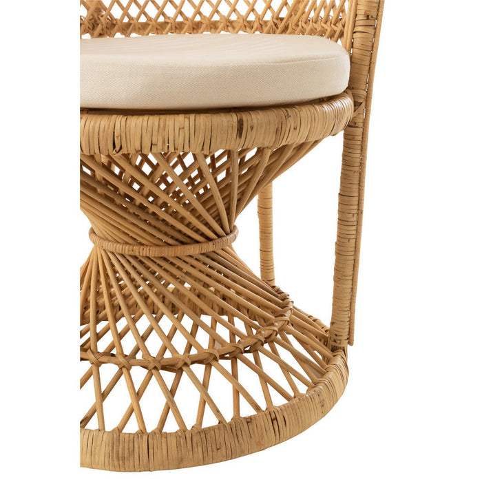 Fauteuil Naturel Rotan 67 cm 67x105x133 cm-Kussens-J-Line