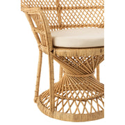 Fauteuil Naturel Rotan 67 cm 67x105x133 cm-Kussens-J-Line