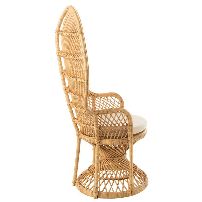 Fauteuil Naturel Rotan 67 cm-Fauteuils-J-Line