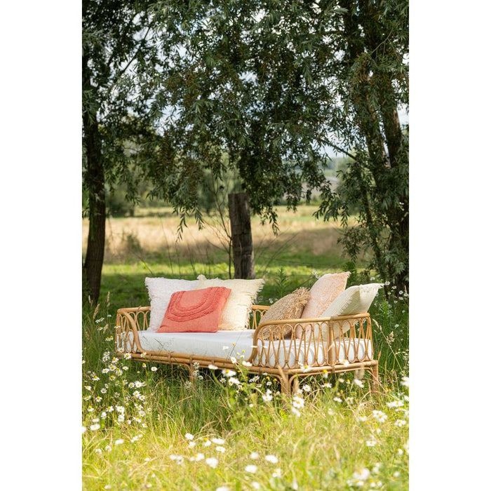 Fauteuil Naturel Rotan 77 cm 77x186x55 cm-Fauteuils-J-Line