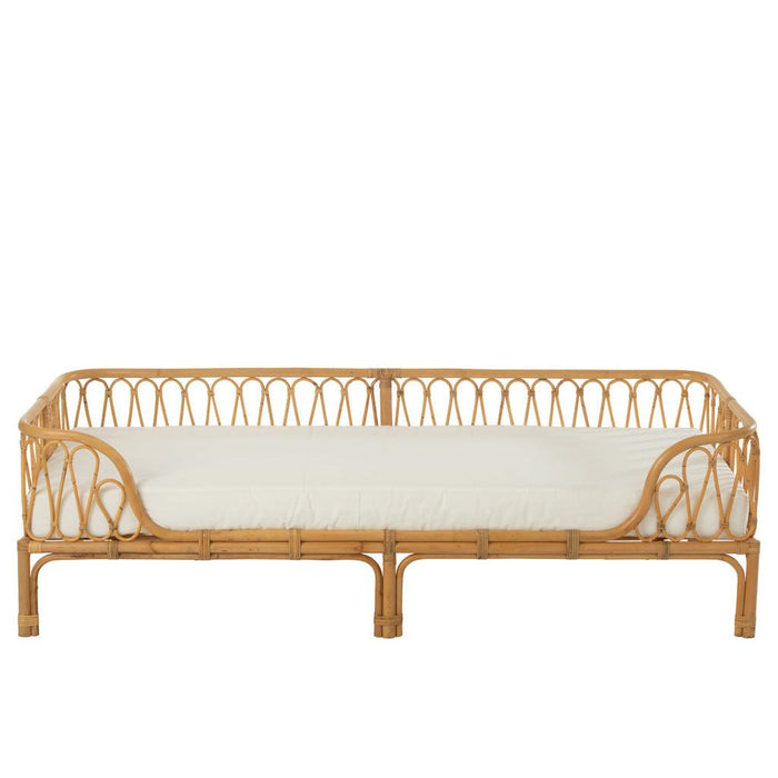 Fauteuil Naturel Rotan 77 cm 77x186x55 cm-Fauteuils-J-Line