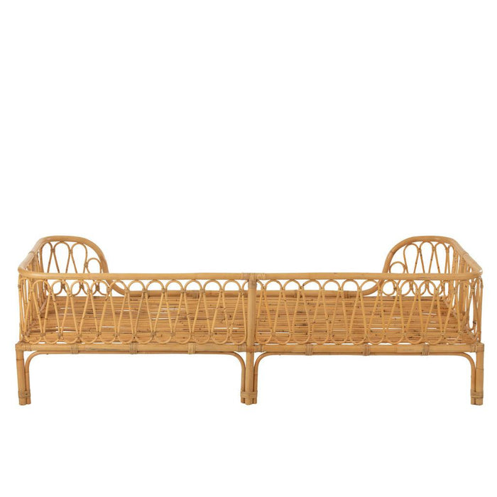 Fauteuil Naturel Rotan 77 cm 77x186x55 cm-Fauteuils-J-Line