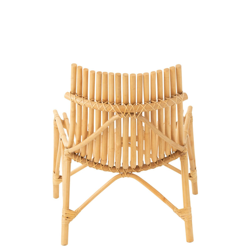Fauteuil Naturel Rotan 80 cm 80x77x84 cm-Fauteuils-J-Line