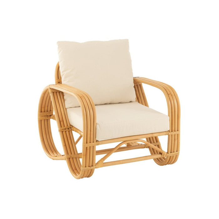 Fauteuil Naturel Rotan 83 cm 83x77x74 cm-Kussens-J-Line