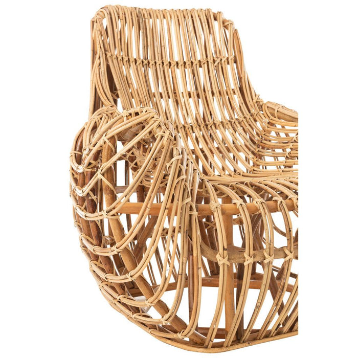 Fauteuil Naturel Rotan 87 cm 87x100x91 cm-Fauteuils-J-Line