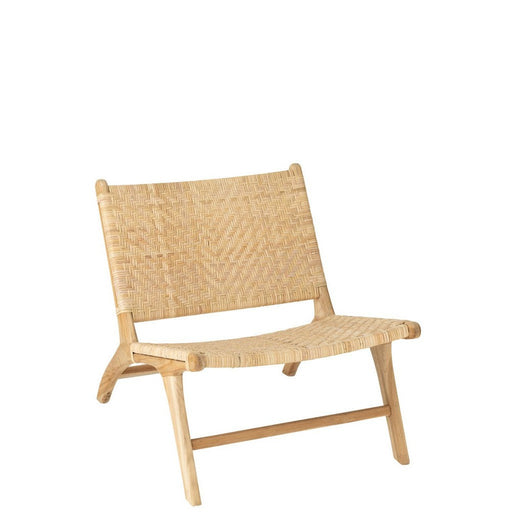 Fauteuil Naturel Teakhout 67 cm 67x78x72 cm-Fauteuils-J-Line